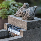 Photo of Campania Mini Element with Birds Fountain - Exclusively Campania